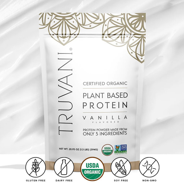 Vanilla Plant Based Protein Powder - 1.3lbs