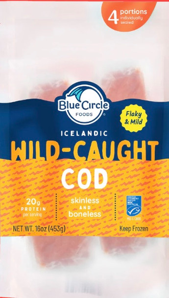 Wild-Caught Icelandic Cod - 16oz