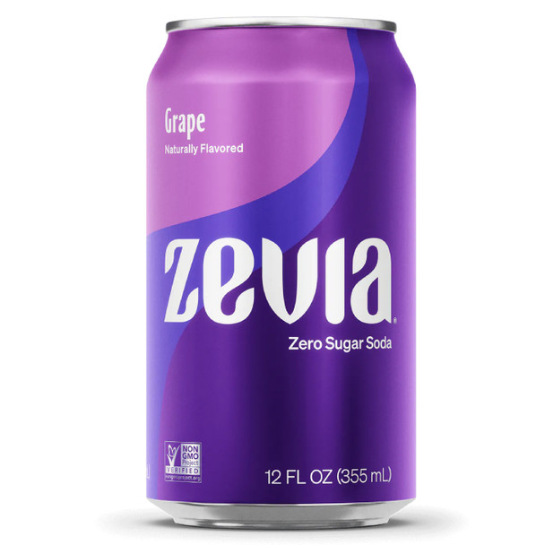 Zero Calorie Grape Soda - 12pk
