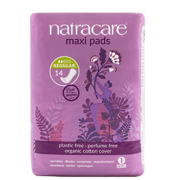 Regular Natural Maxi Pads - 14ct