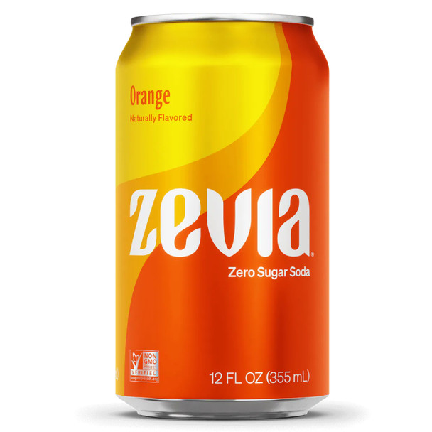 Zero Calorie Orange Soda - 12pk