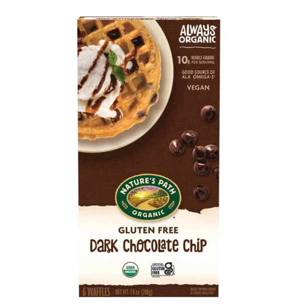 Dark Chocolate Chip Waffles - 7.4 oz