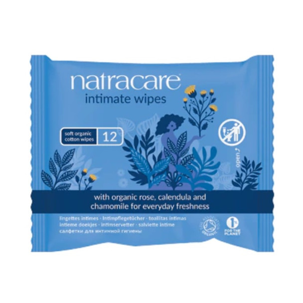 Organic Intimate Wipes - 12ct