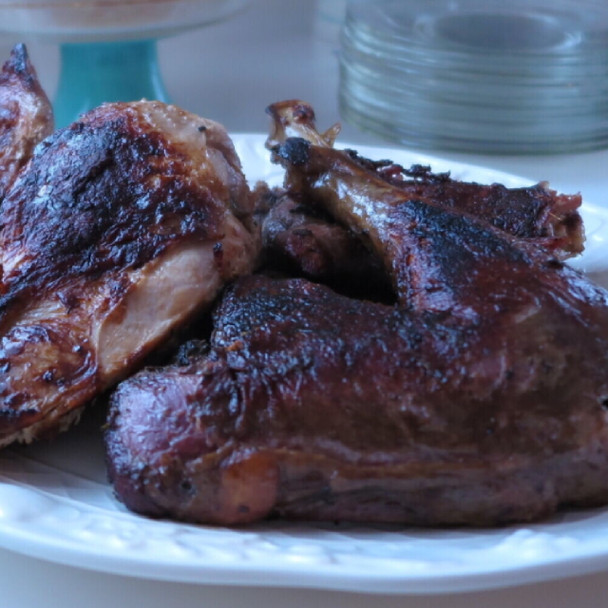 Smoked and Sous Vide Turkey Dark Quarters