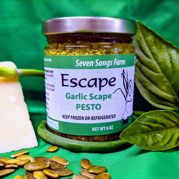 Escape Garlic Scape Pesto from Seven Songs Farm