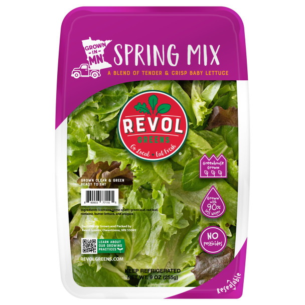 Spring Mix Greens - Revol Greens - avg 1lb