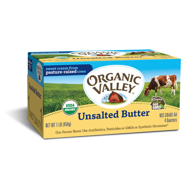 UnSalted Butter - Organic Valley - 1lb