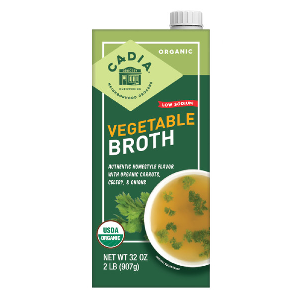 Organic Low Sodium Vegetable Broth