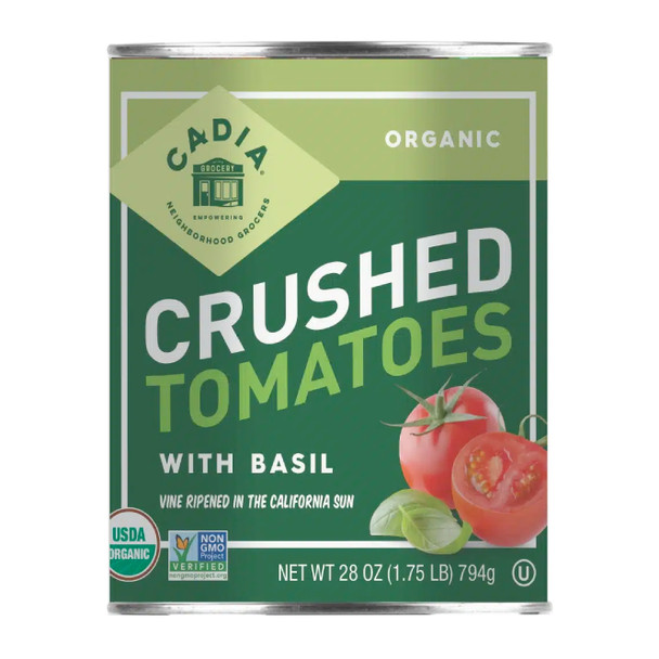 Organic Crushed Tomatoes with Basil