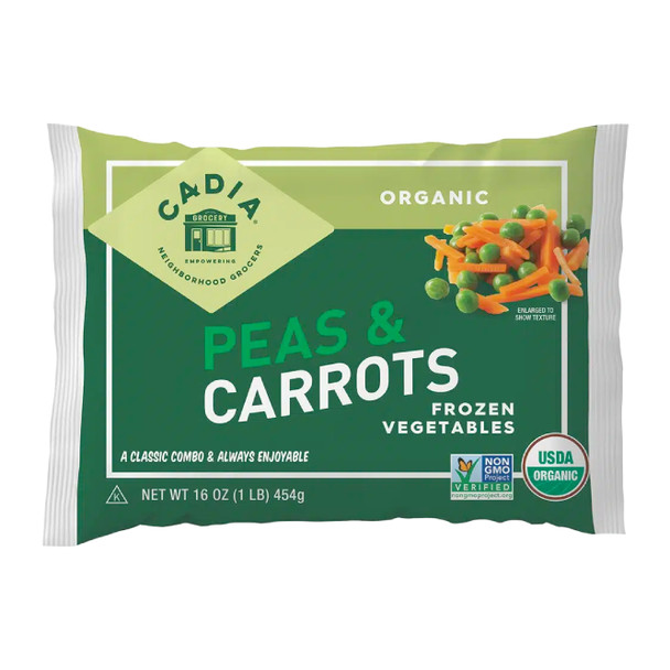 Organic Frozen Peas and Shoestring Carrots