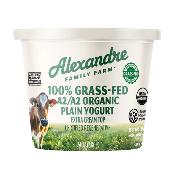 Organic Grass-fed Plain Yogurt