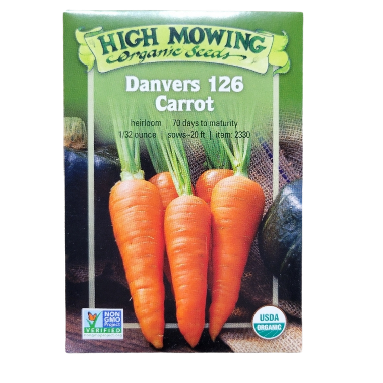 Danvers 126 Carrot Seeds - 1/32 OZ