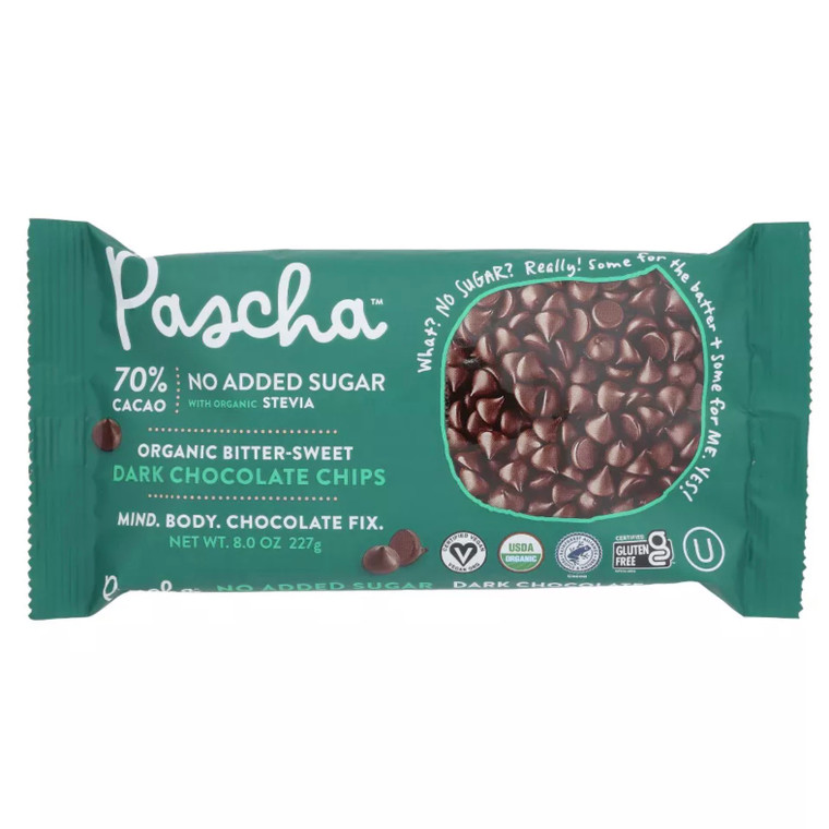 70% Cacao Bittersweet Chocolate Chips- No Sugar Added - 8.oz