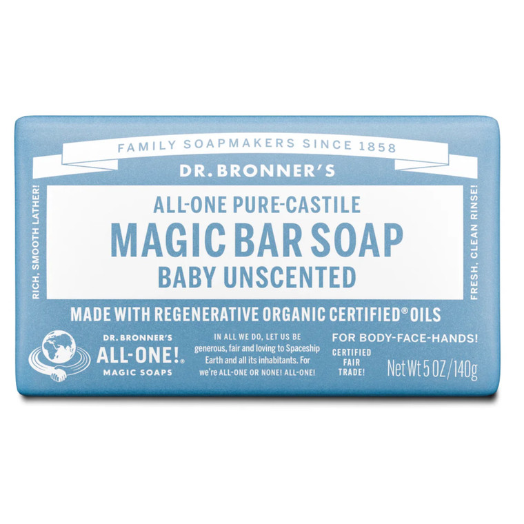 Unscented Pure-Castile Magic Bar Soap - 5oz