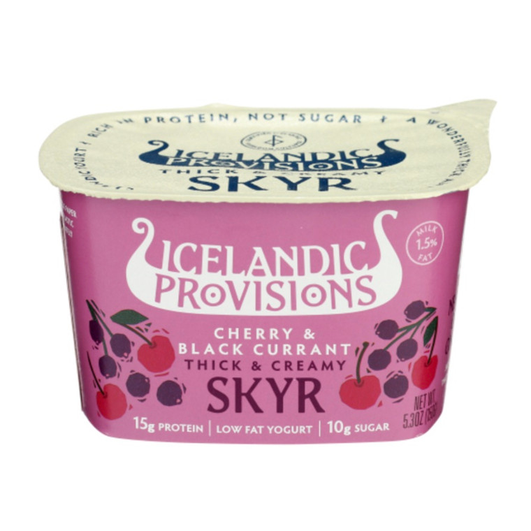 Cherry & Black Currant Skyr Yogurt - 5.3oz
