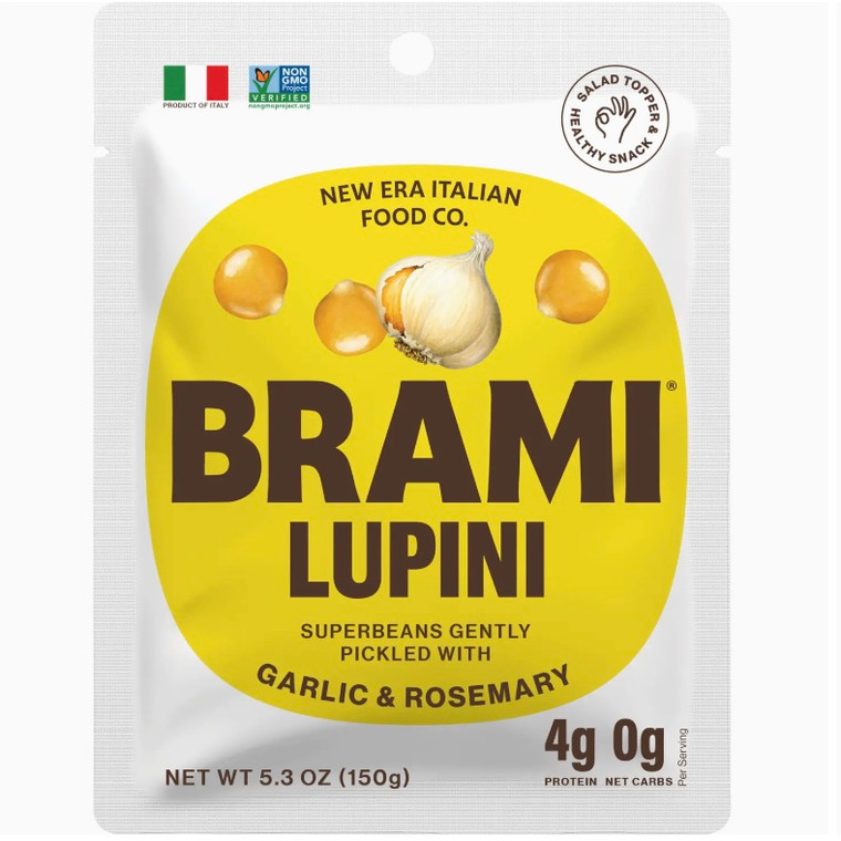 Italian Snacking Lupini Beans - Garlic & Rosemary - 5.3oz