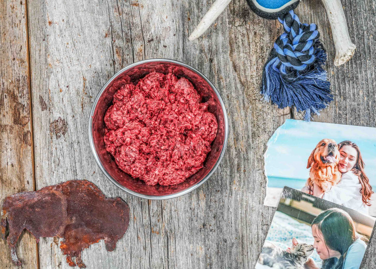 Bison Pet Blend Raw - 1 lb