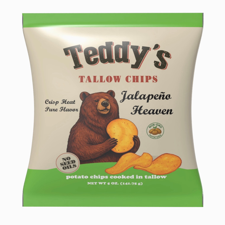 Jalapeno Heaven Tallow Chips - 5oz