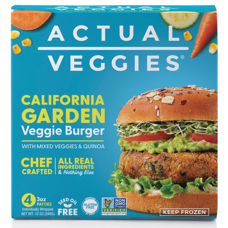 California Garden Veggie Burger 4pk - 12oz