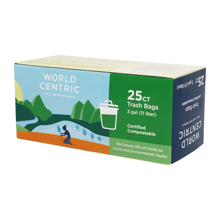 Compostable Food Scraps Bags - 25 ct