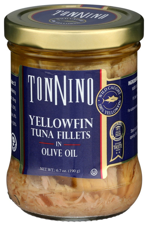 Yellowfin Tuna Fillets in Olive Oil - 6.7 oz