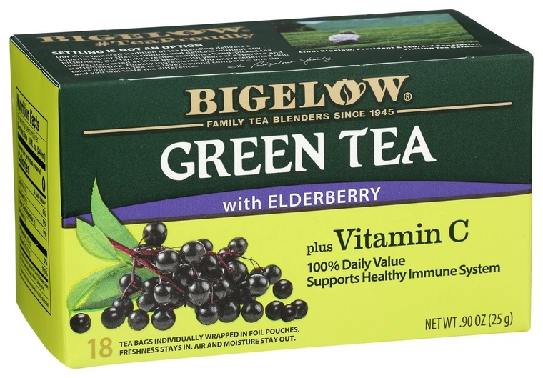 Green Tea with Elderberry & Vitamin C - 0.9 oz