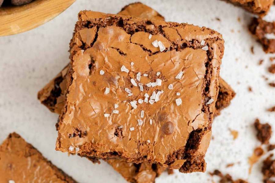 Gluten-Free Oat Flour Brownies - TC Farm