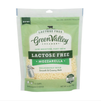 GREEN VALLEY CREAMERY Lactose Free Shredded Mozzarella