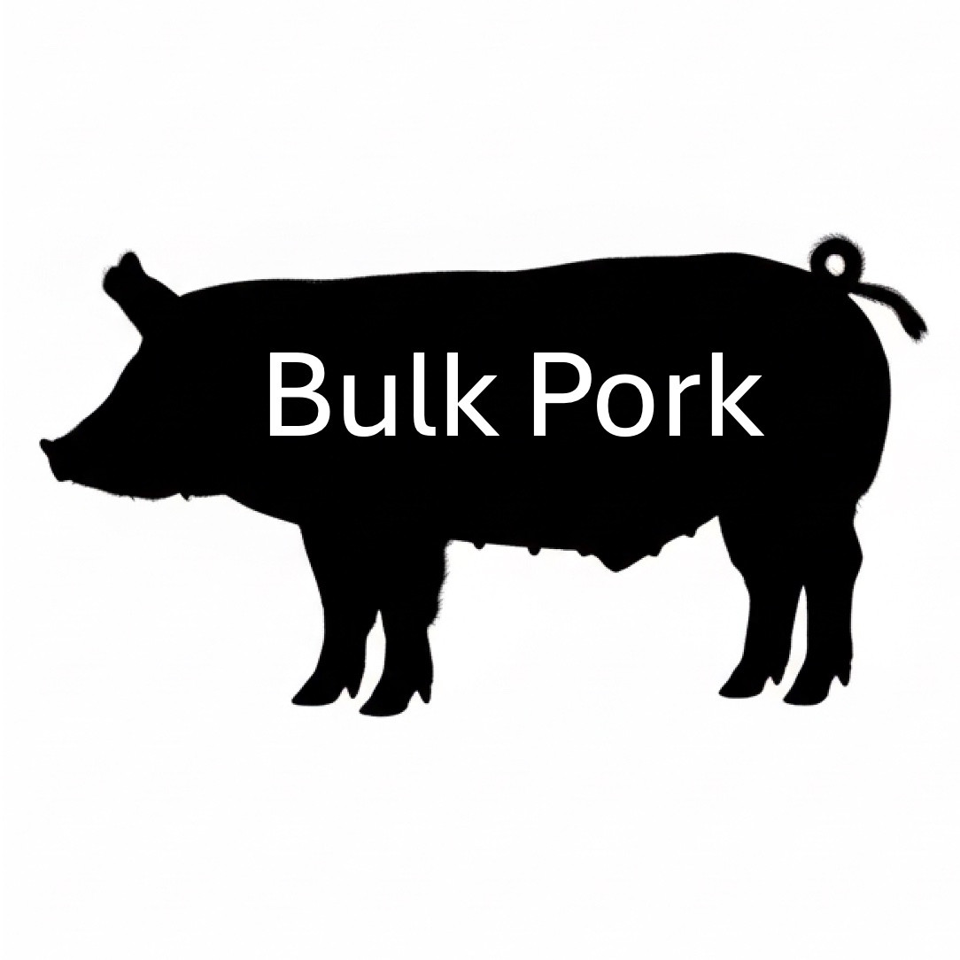Bulk - 1/2 Hog - avg 85lbs