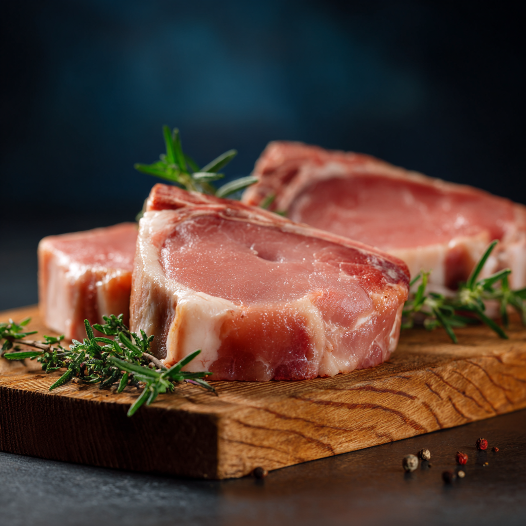 Thick Cut Bone-in Pork Chops - avg 3.4 lbs