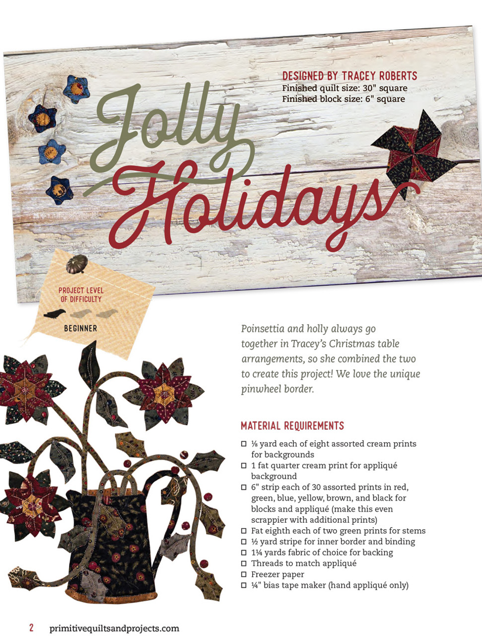 Jolly Holidays by Tracey Roberts - Primitive Quilts and Projects jolly-holidays-by-tracey-roberts-primitive-quilts-and-projects