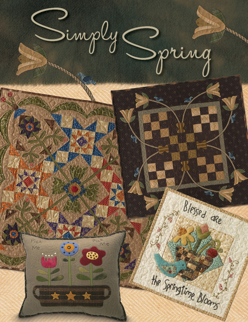 4 Free Patterns For Mother's Day! Primitive Quilts and Projects
