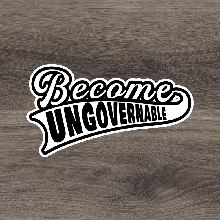 VARSITY - WHITE (STICKER)