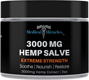 All Natural Extreme Strength Hemp Healing Salve - 3000mg
