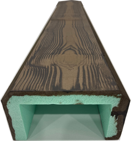 Faux Wood Beam XPS Foam 48" Long