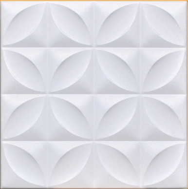 R35 Ultra Pure White BEHR Styrofoam Glue Up Ceiling Tile 20x20