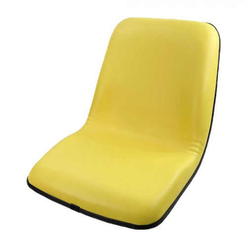 E-AM126865 DirectFit Yellow Bucket Seat for John Deere 415 (S/N 070001 & Up), 425 (S/N 070001 & Up), 445, 455, SST16 (S/N Before 050000), SST15 (S/N Before 050000), LT133, LT155, LT166, LTR1