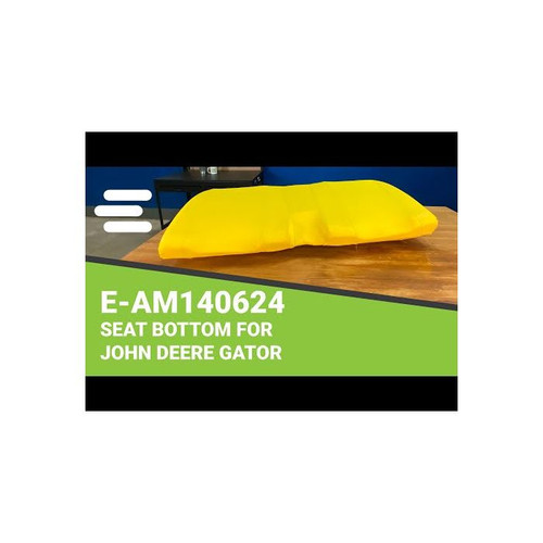 E-AM140624 Yellow Seat Bottom Cushion for John Deere for John Deere for John Deere