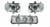 LED Headlight Kit for Newer Case/IH Magnum, MX, Quadtrac Tractors, CaseKit-11