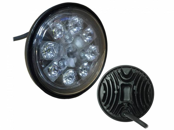24W LED Sealed Round Hi/Lo Beam with Wired Cable, TL3020, RE25126
