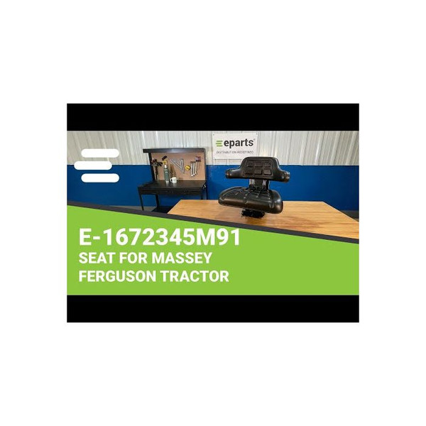 E-1672345M91 Wrap Around Black Massey Seat for Massey Ferguson for Massey Ferguson