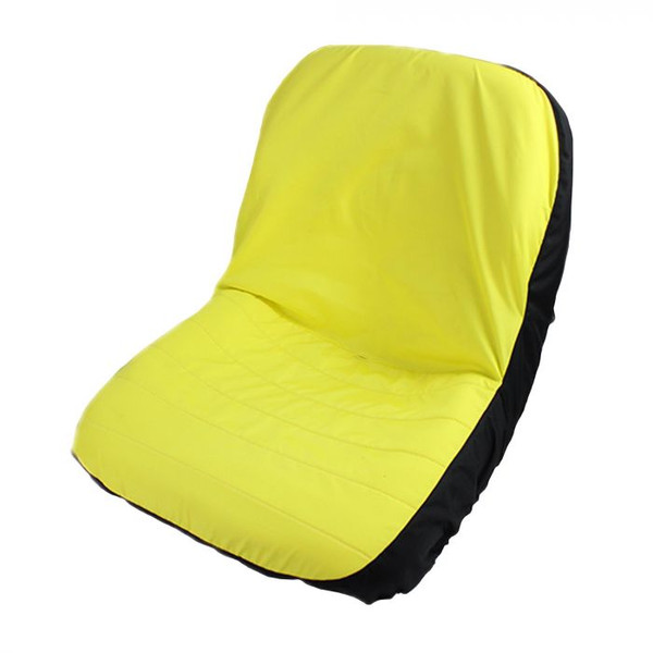 E-LP92334Y Yellow Seat Cover Used W/Seats with 18" Backrest for John Deere F620 ZTrak (Gas), F680 ZTrak (Gas), F687 ZTrak, 727A Mini-Frame ZTrak, 757 Mid-Mount ZTrak, 737 Mid-Mount ZTrak,