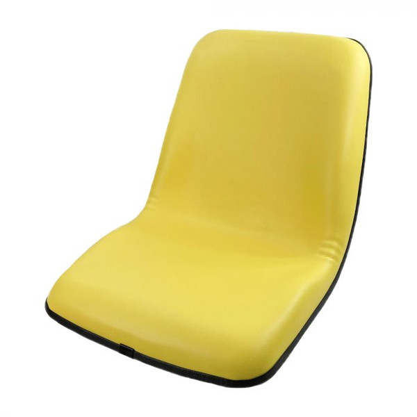 E-AM117489 DirectFit Yellow Bucket Seat for John Deere 415 (S/N 070001 & Up), 425 (S/N 070001 & Up), 445, 455, SST16 (S/N Before 050000), SST15 (S/N Before 050000), LT133, LT155, LT166,+++