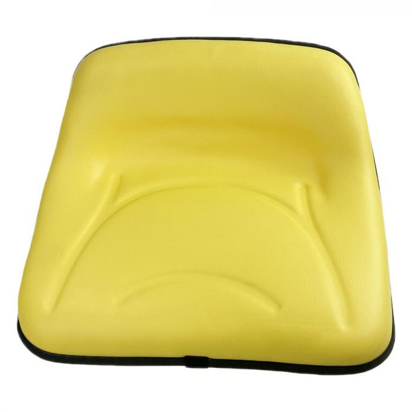E-TY15862 Seat, Yellow 8-1/4" Low Back for John Deere 111H, 112L, 116, 116H, 130, 160, 165, 170, 175, 180, 185, SX75, SX95