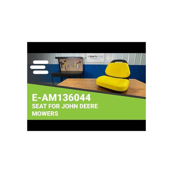 E-AM136044 Deluxe Yellow Seat for John Deere for John Deere