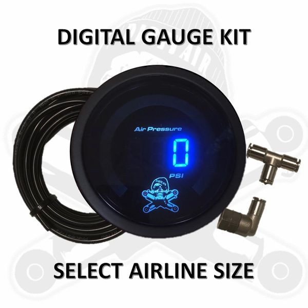 DIRTY AIR Gauge Kit / Gauge Bracket- 2-1/16" Digital Air Pressure