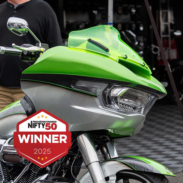 Klock Werks Kolor Flare® Windshield for Harley-Davidson® 2023.5-2026 Road Glide (FLTR) 26 RG3