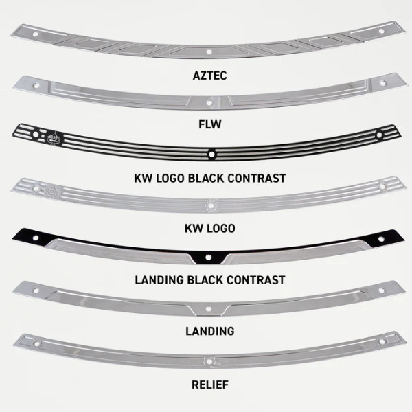 Klock Werks Windshield Trim for Harley-Davidson 1996-2013 Street Glide (FLHT, FLHX)