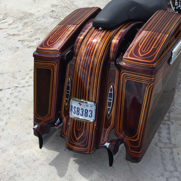 Klock Werks Benchmark Rear Fender for H-D 1997-2008 Street Glide, Road Glide and Road King