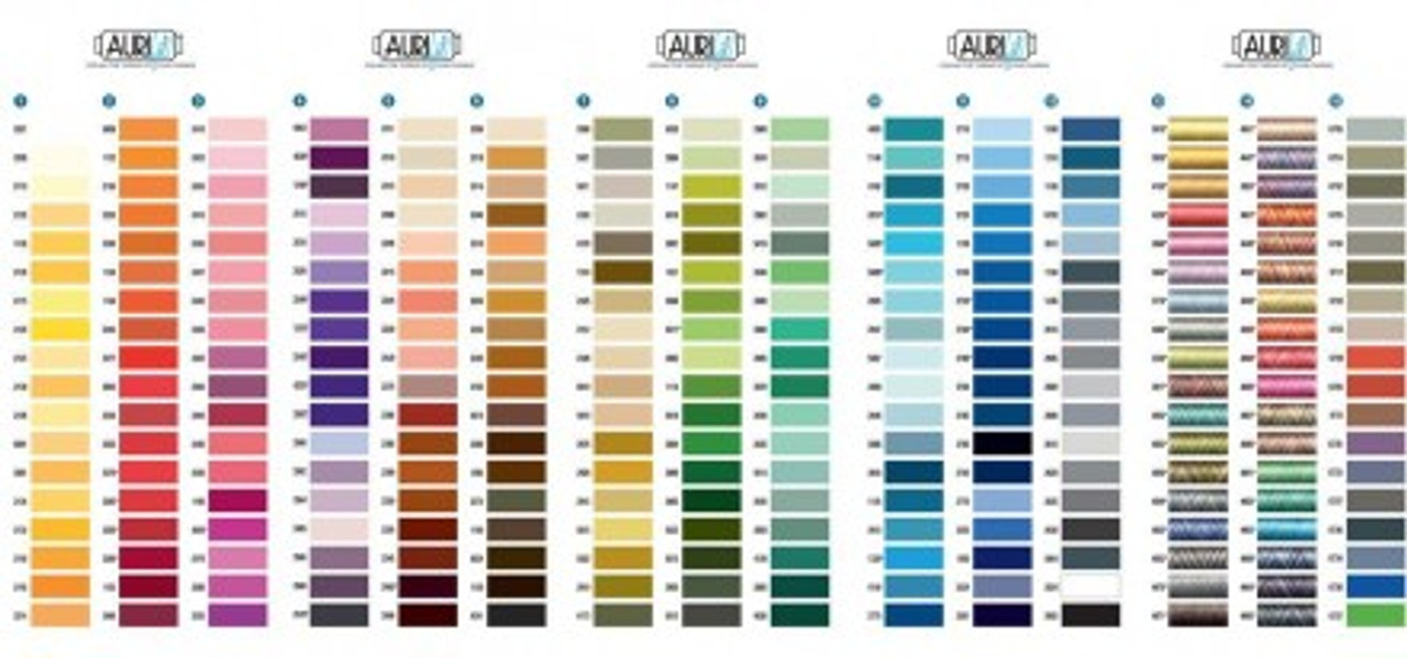 Madeira Polyneon 40 Color Chart